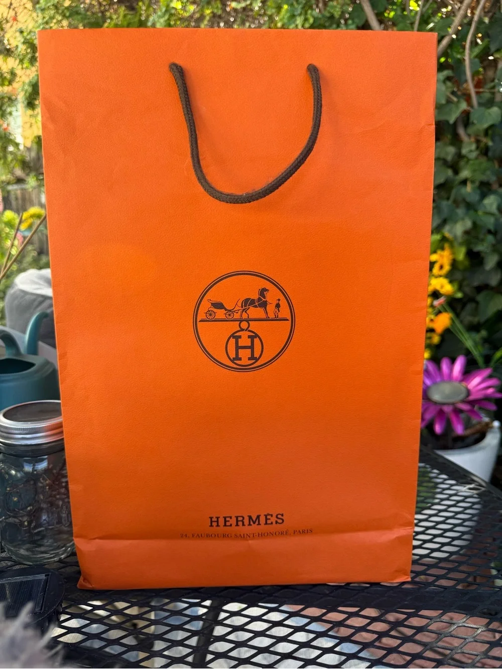 NIB Hermés Two Toned Leather Picture Frame 5x7 FULL SET
